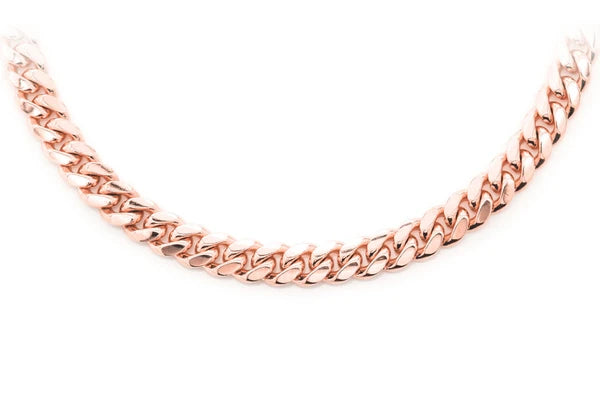 9MM Miami Cuban 14k Solid Gold Chain